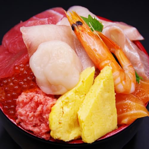 庄内浜の海鮮丼 あふれる 10種のネタ お取り寄せ グルメ 山形 (3袋)