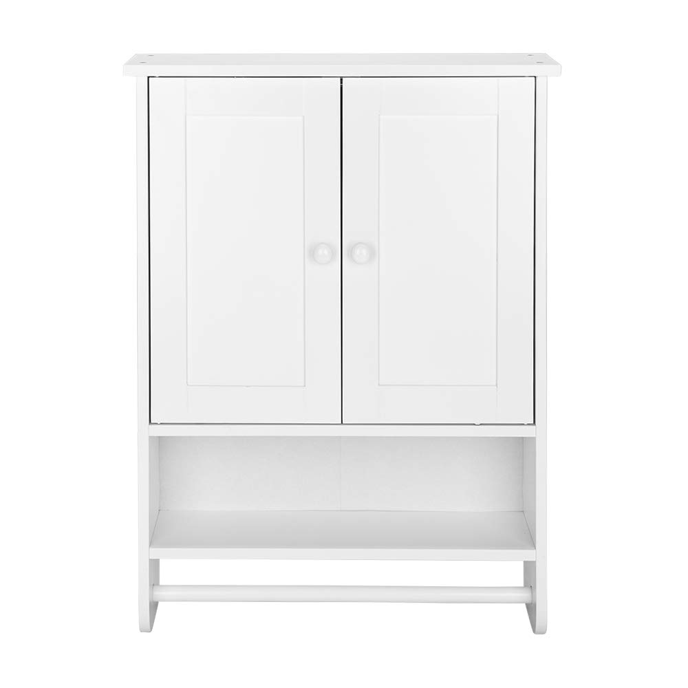 Bathroom Wall Cabinet with Towel Bar, 19.3