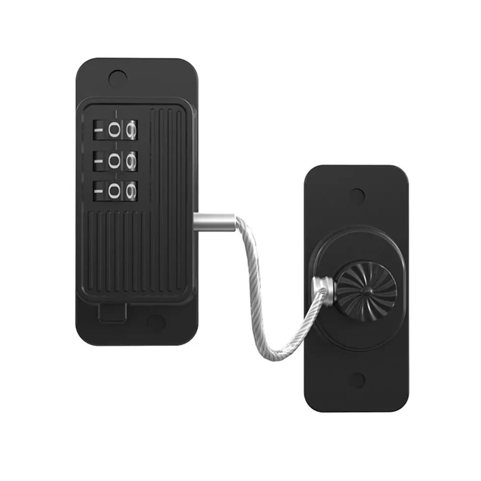 Câble de verrouillage pour porte d'armoire Black-B robuste et discret