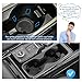 Cup Holder Inserts for Ford Explorer 2020-2024 Accessories, Non-Slip Silicone Center Console Protector Organizer to Prevent Spills & Scratches for Explorer Interior Accessories