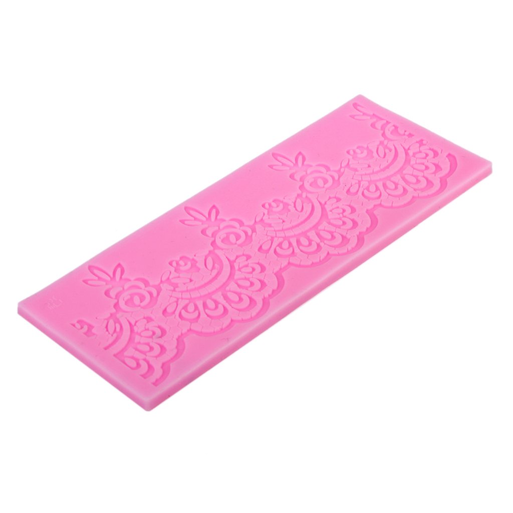 Stampo In Silicone Per Pizzo Torte E Dolci – 40x20 Cm – Alimentare, Flessibile, Antiaderente – Per Forno, Microonde E Lavastoviglie (Colore Casuale)
