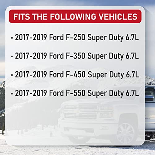 Replacement Air Filter - Compatible With Ford Vehicles - 2017-2019 - 6.7L Diesel Engine - F-250, F-350, F-450, F-550 Super Duty - Replaces FA-1927, HC34-9601-AF, PA8219- Air Element Cleaner - 5