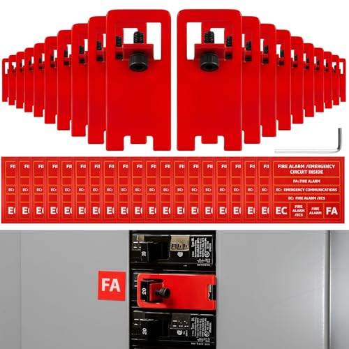 Zonon Fire Alarm Lockout Kit with Labels and Hex Key