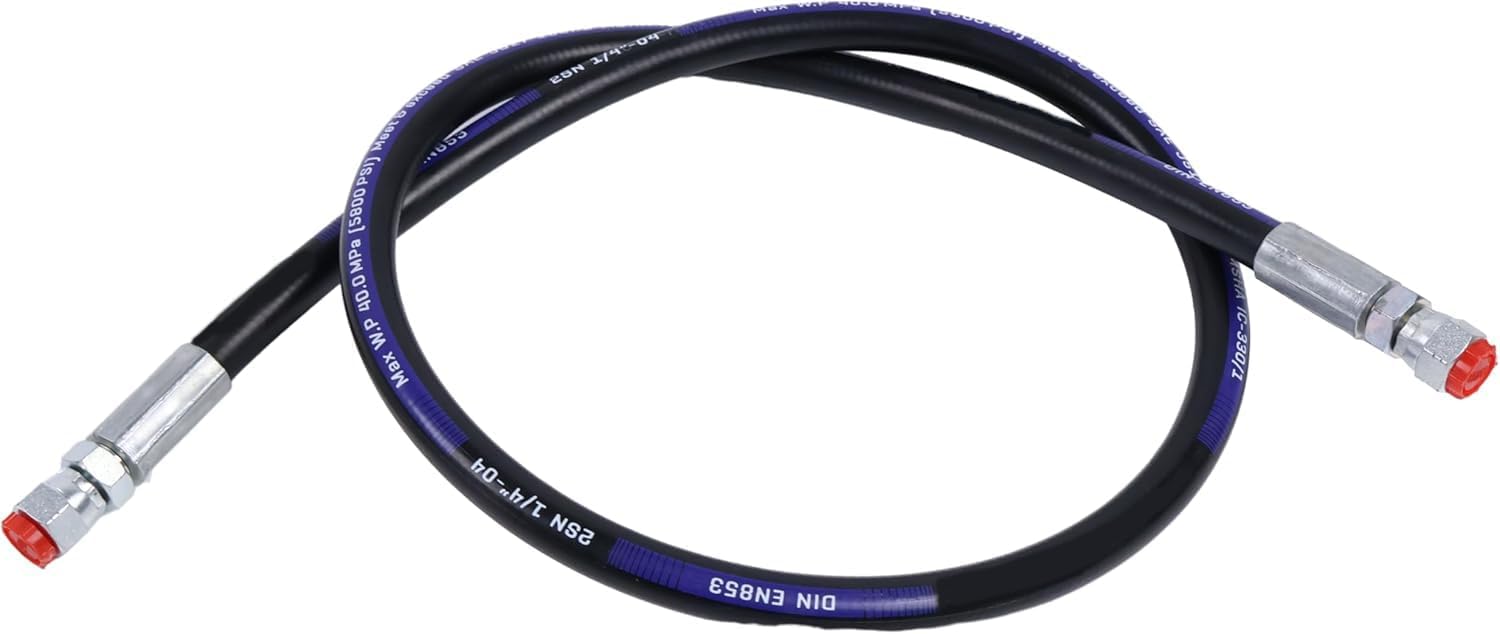 Hydraulic Hose 1/4" x 42" 56616 56591 1304627 Compatible with Western Pro, MVP Plus, or MVP3 snowplow