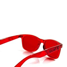 GloFX Red Color Therapy Glasses Glasses - Supports Feelings of Strength Power and Confidence