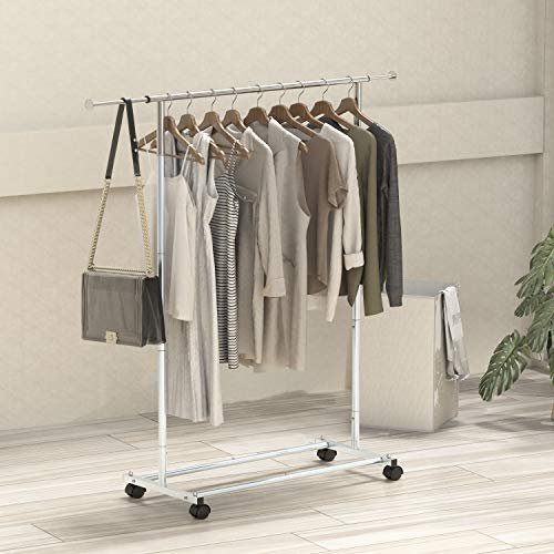 Simple Houseware Standard Rod Garment Rack #TOP4