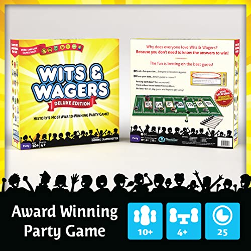 Wits and Wagers Juego de Mesa Deluxe Edición miniatura 2
