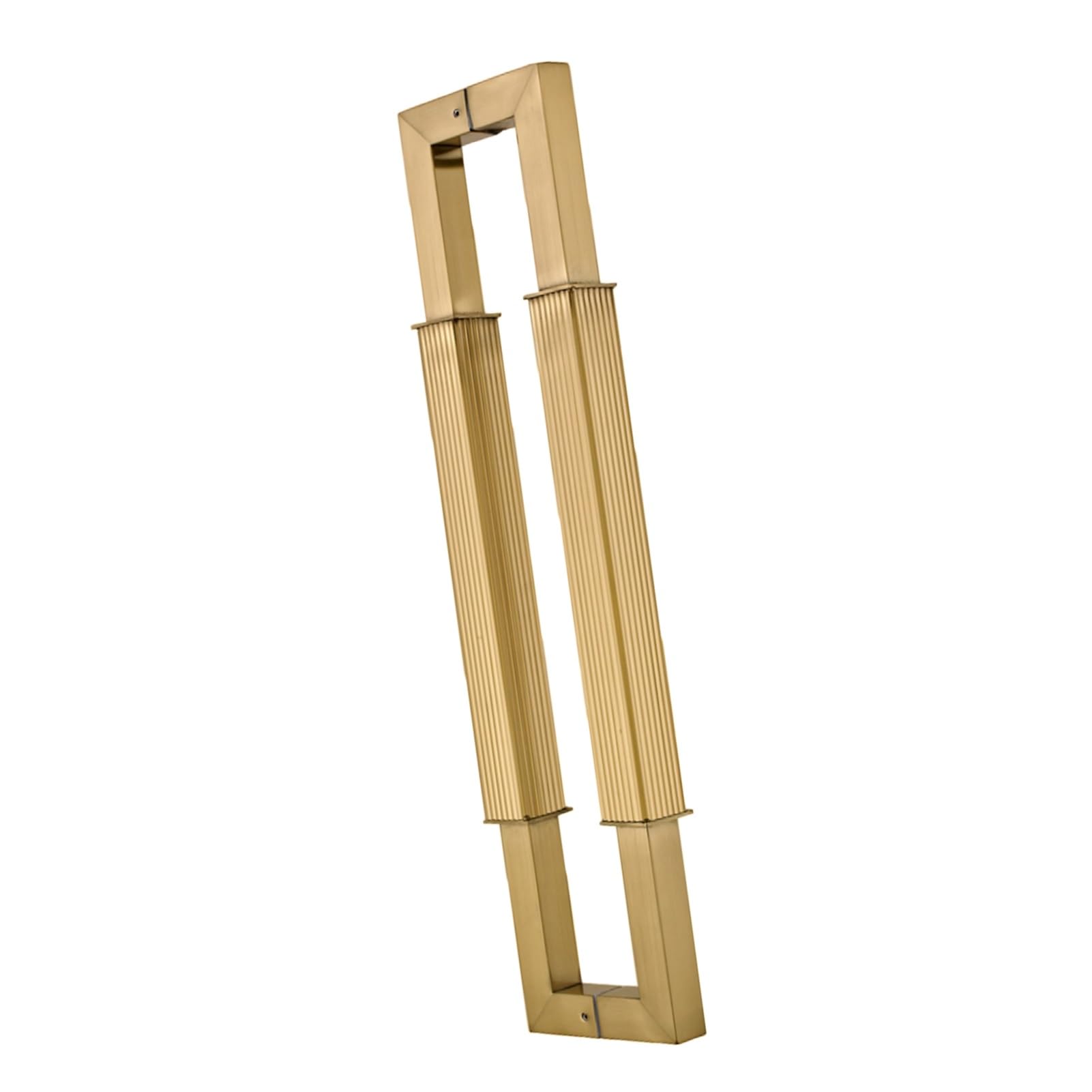 MXXQRHF Stainless Steel Glass Door Handles - Shower Door Pulls, Bar to Bar Design for Indoor Barn Wood Sliding Glass Gates & Swing Doors (Pitch 600mm, Color 3)