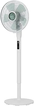 Rowenta Turbo Silence Extreme+ Foot Fan with 16 Speeds and 3 Auto Modes, Quiet Fan with Effitech Technology, 120 Degree Oscillation, Adjustable Height, VU5890