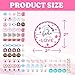 Bake with Love Stickers Vinyl Die Cut Designs Cupcake Mixer Baking Tools Theme Ideal for Home Bakers DIY Crafting Small Bakery Packaging 90Pcs Phone Case Car Wall Decoration