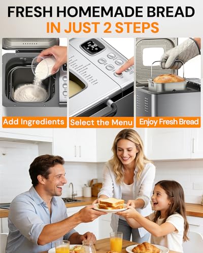 Digital Bread Maker with Gluten-Free Setting