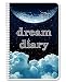 BookFactory Dream Diary/Dream Journal/Log Book, 120 Pages - 6" x 9", Durable Thick Translucent Cover, Wire-O Binding (LOG-126-69CW-A(DreamDiary)-DX)