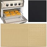 WMKGG 100 PCS Air Fryer Oven Liners, 13 x 12 inch Perforated Rectangular Parchment Paper Disposable Liners for XL Air Fryer, Cuisinart, Breville Toaster Oven