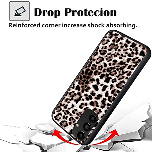 for Samsung Galaxy A54 5G Case, Ultra-Thin Anti-Drop Silicone TPU Fashion Protective Case for Men and Women, Suitable for Samsung A54 5G Case - Leopard Print - image 3