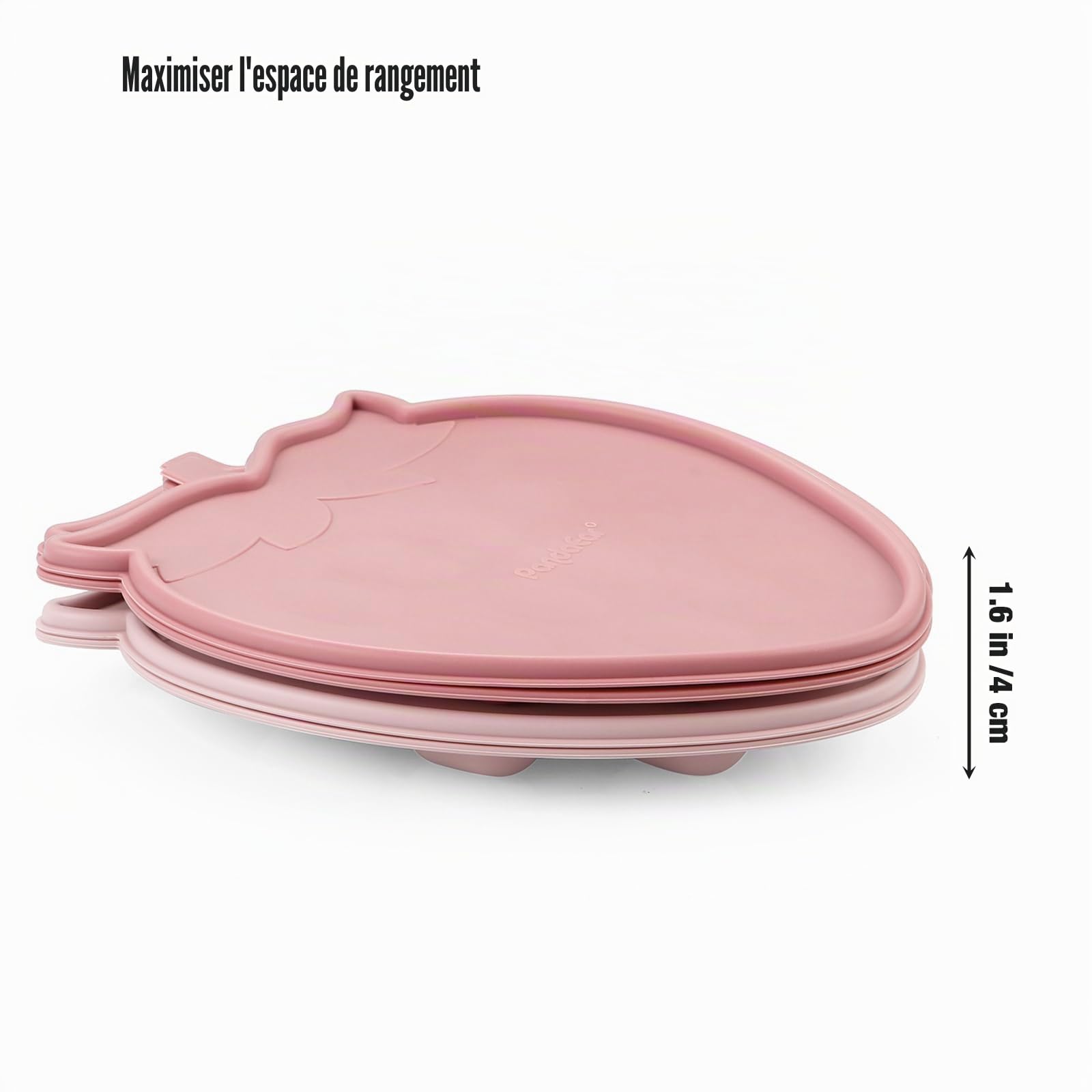 PandaEar Lot de 2 Moules à Sucettes pour Lait Maternel, Plateau de Congélation en Silicone 13 x 15 ml