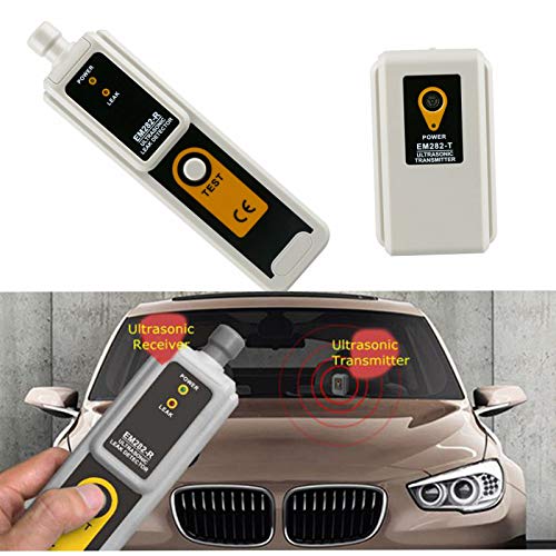 Mrcartool Ultrasonic Leak Detector Water Air Gas Dust with Headphone Accessory Kit LED Indication Leak Detectors Leakage Tester - Thumbnail 5