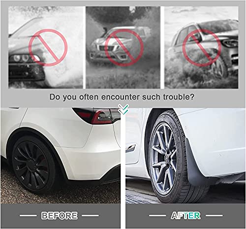 4 Pezzi Auto Parafanghi per Skoda Yeti 2009-2015