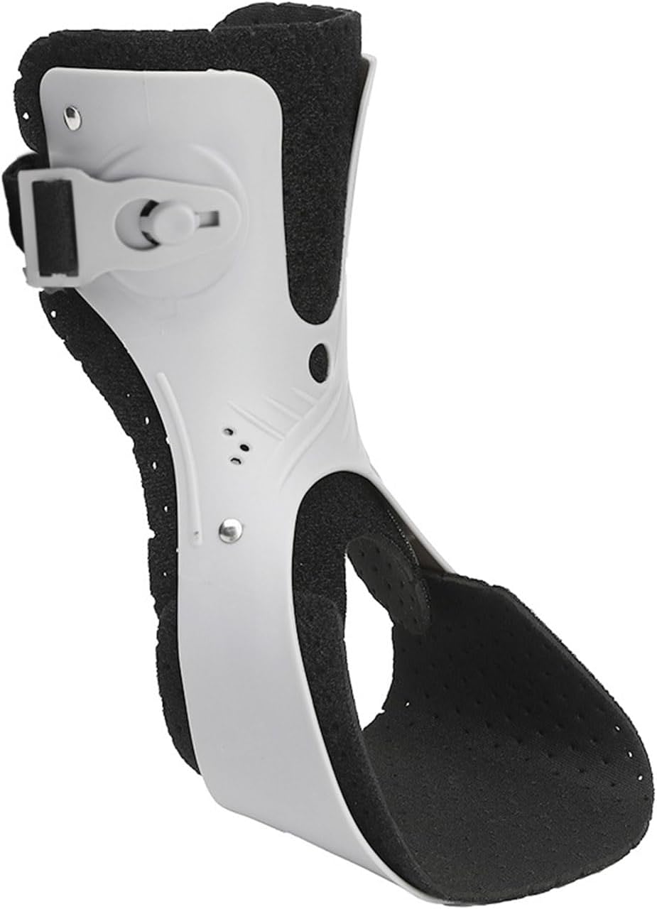 SFKLYU Foot Drop Orthosis Ankle Brace Support, AFO Drop Foot Brace Orthosis, Lightweight Foot Support for Hemiplegia Stroke Shoes Walking,A1 Left,S