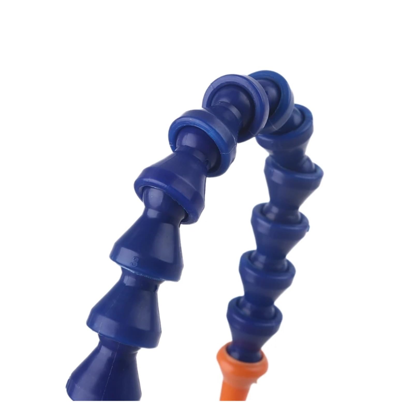 Tubo flexible de refrigerante, Manguera de refrigerante de aceite ajustable de 1/4" con boquilla redonda de plástico flexible for agua y aceite. 10 unidades.