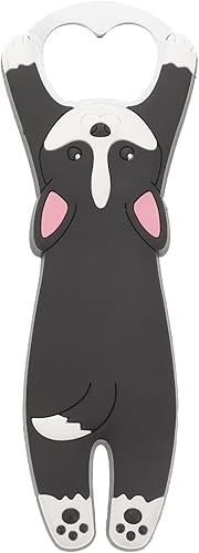 Miniatura 1 de SOLUSTRE Abrebotellas magnético en forma de perro, abridor de botellas magnético para nevera, abridor de botellas, perforador de botellas,