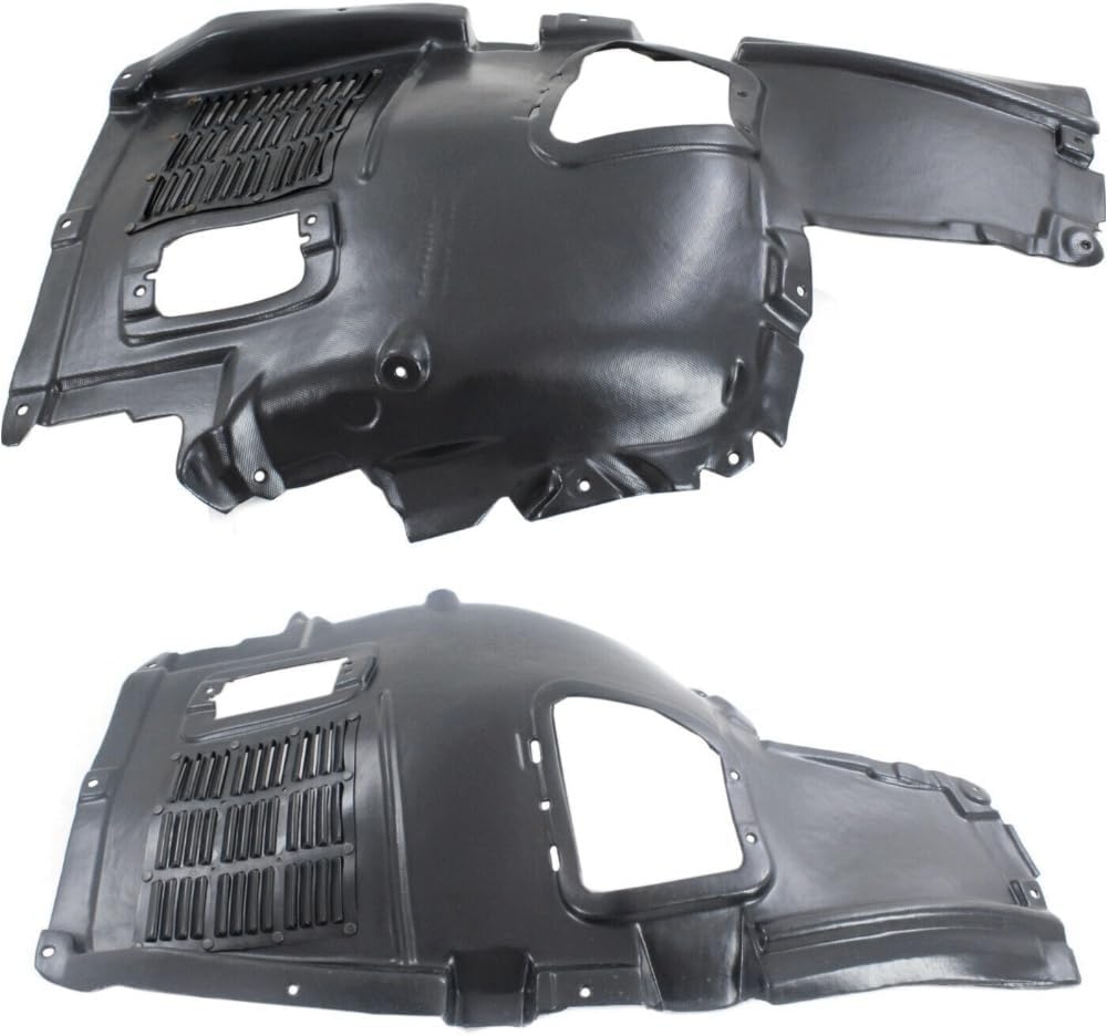 Front Upper Left Driver and Right Passenger Side Plastic Liner for BMW 535i GT 2010-2017 & GT xDrive 2011-2017 550i GT 2010-2015 & GT xDrive 2010-2017