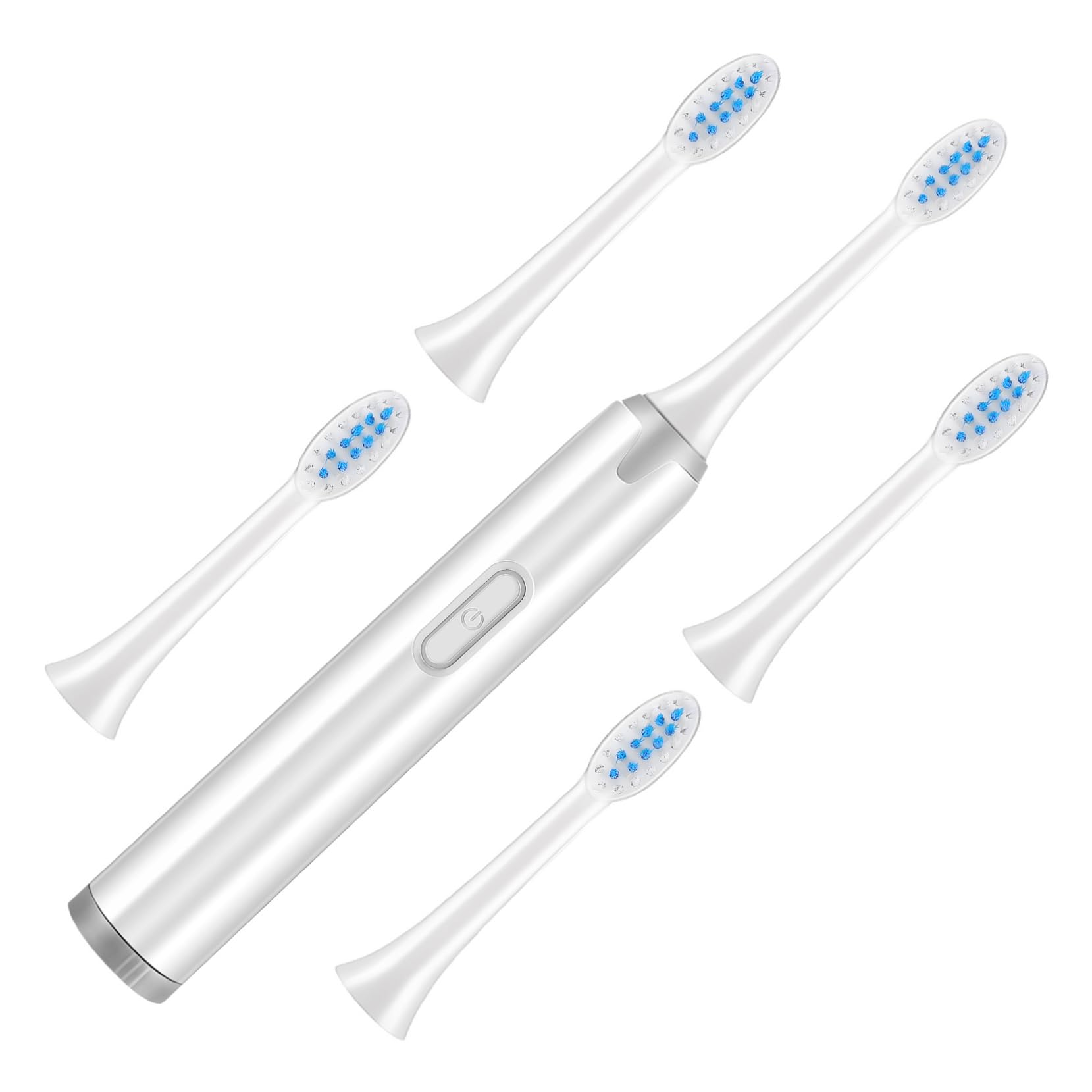 BESTYASH 1 PC Durable Adult Non Rechargeable Sonic Toothbrush with Brush Heads Ergonomic Design Easy Operation for Efficient Cleaning