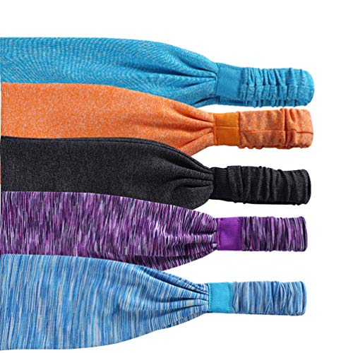 OSALADI Headband Atlético Para Mulheres Elástica Wicking Nãe Headband Lightband Bandana Bandana Hair