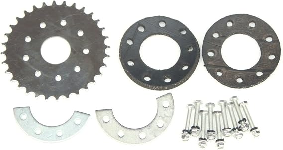 Common Bike Left Chain Drive Customized for Geared Bicycle Derailleur