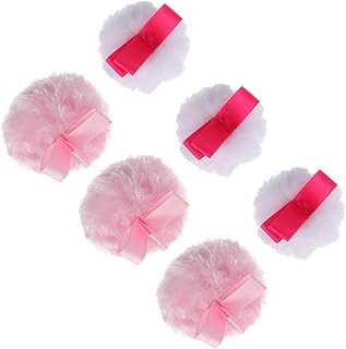 6pcs Fluffy Makeup Puff Soft Round Cosmetic P...