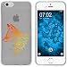 Produktbild PhoneNatic Case kompatibel mit Apple iPhone 6s / 6 Silikon-Hülle Floral Fuchs M1-2
