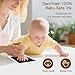 2 Pack Jumbo Baby Hand and Footprint Kit– Inkless Clean Touch Ink Pad for Keepsake Footprints, Paw Prints, Mess-Free Ink Pad for Newborns and Pets with 8 White Cards（Jet Black）