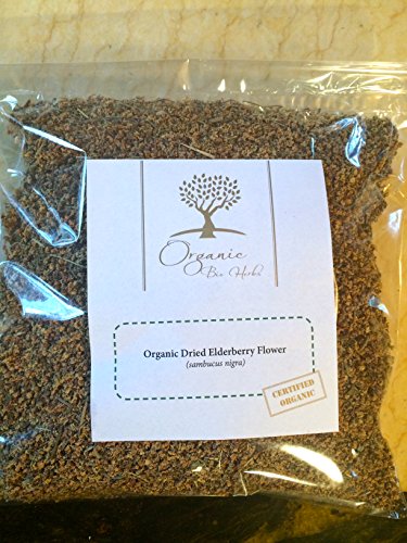 Organic Bio Herbs-Organic Dried Elderberry Flower (Sambucus Nigra) 1 Lb. #TOP1