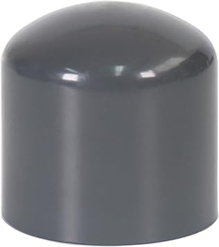 847 Series PVC Pipe Fitting, Cap, Schedule 80, Black, 4" SOC 4", 1 847-040