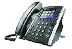 Plantronics Poly - VVX 411 12-Line VOIP Business Phone (Polycom) - Desk Phone with Handset - POE - Power Supply Not Included - 3.5' Color Display