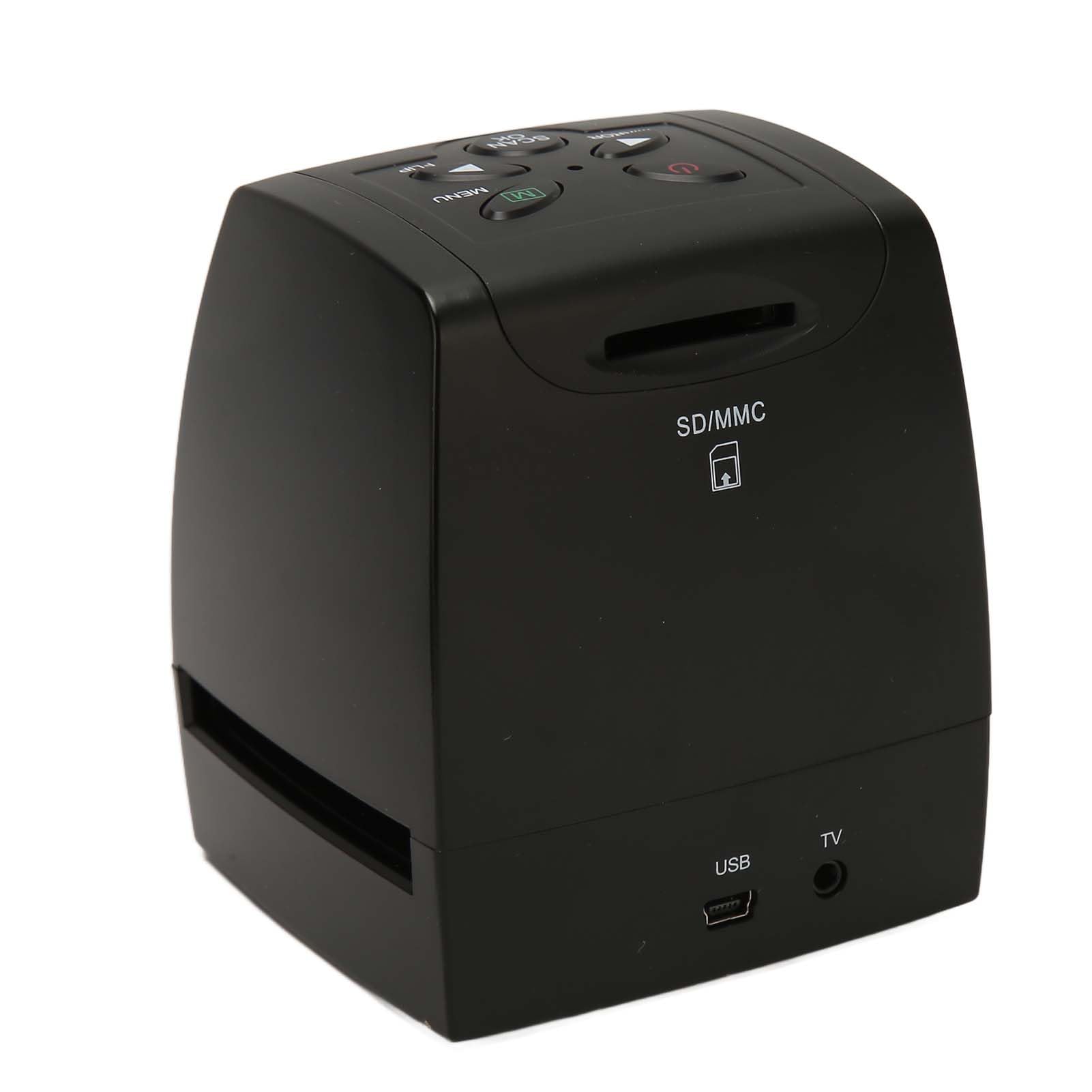 Scanner de Film 2,36 Pouces TFT LCD 5MP JPEG Aperçu Lecture Édition CMOS Scanner de Diapositives pour 35 Mm 135 Mm Couleur Noir Blanc Archivage Usage Domestique