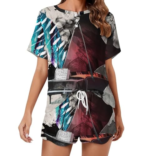 Ensemble de pyjama pour femme parfait pour les soirées d'été et matins cocooning
