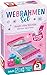 Schmidt Spiele 51603 Webrahmen-Set, Metalldose, Rosa