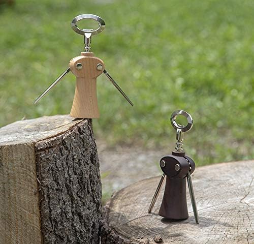 Legnoart Merlot Winged Corkscrew Wine Bottle Opener with Dark Beech Wood