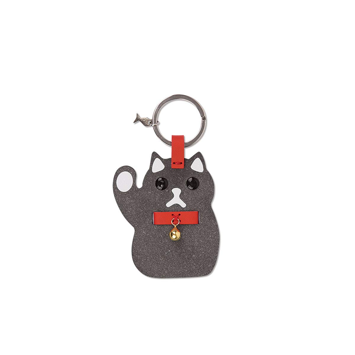 Vacavaliente Keyring, Recycled leather, Print