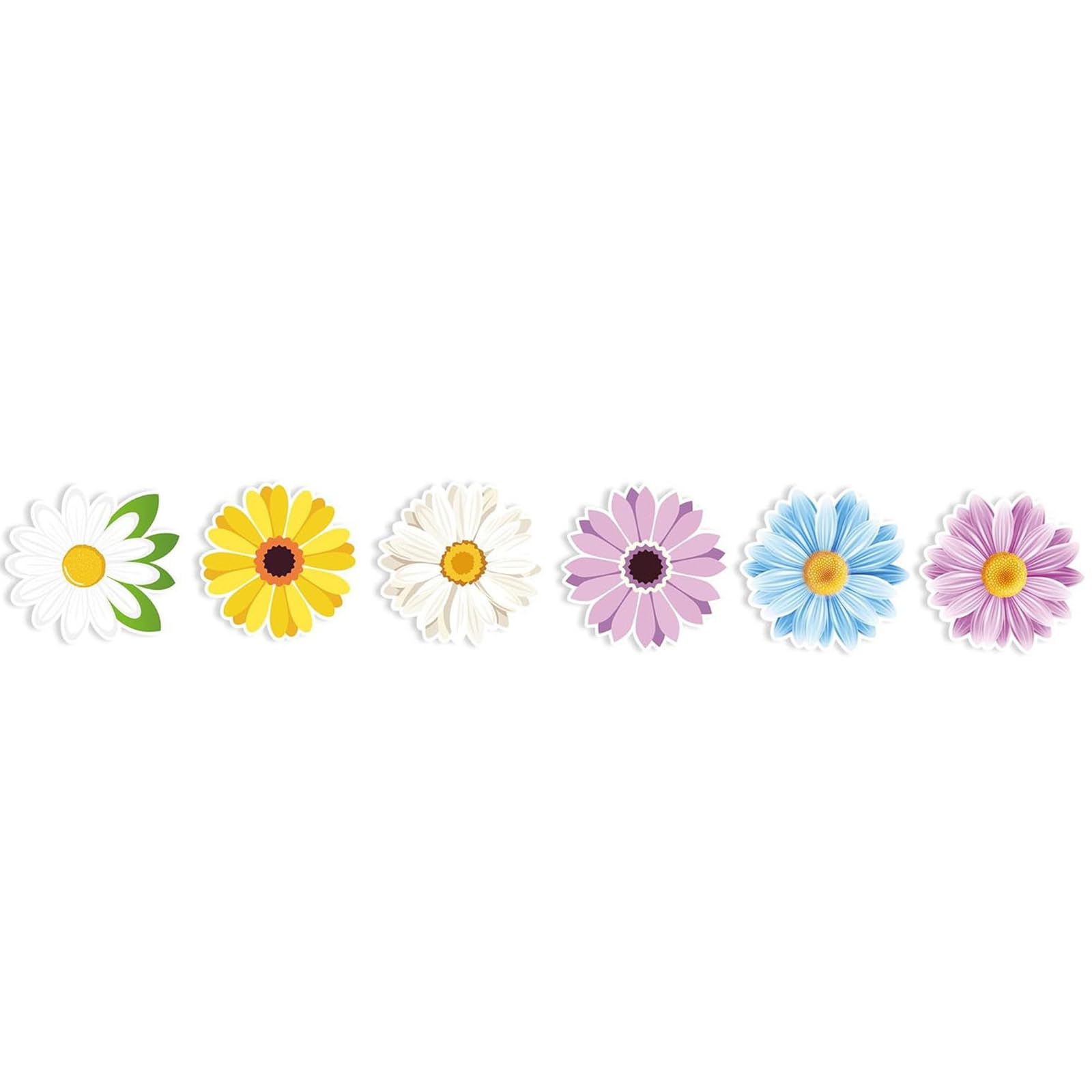 Xjdzineq Adhesive Sticker Colorful Flower Laptop Water Bottle Guitar Decal Scrapbooking Decal Laptop