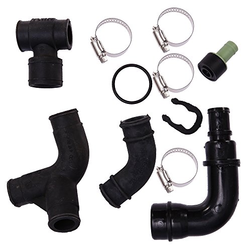 QKPARTS Breather Tube Vent Hose Set Crank Case Valve For VW Passat for Audi A4 Quattro 1.8L NEW