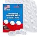 Pack of 200 Cabinet Door Bumpers - 1/2" Diameter Clear Adhesive Pads for Drawers, Glass Tops, Cutting Boards, Picture Frames, Small Furniture