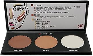 1PC City Color Countour Effects Palette -Contour - Bronze - Highlight #F0005