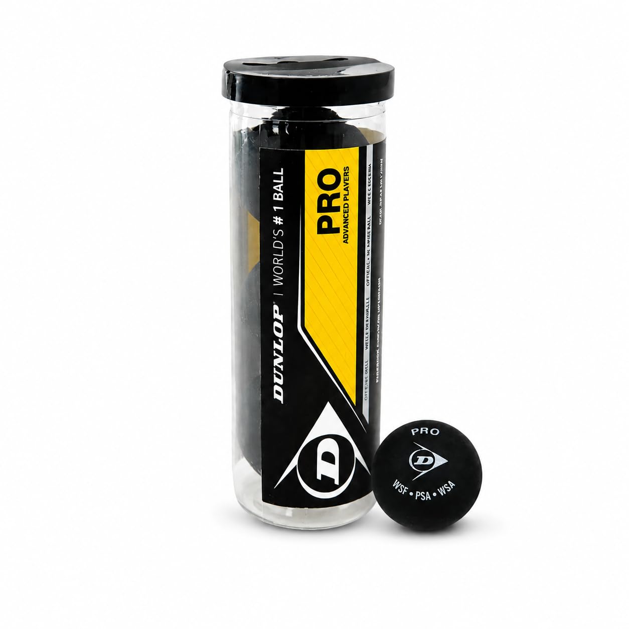 Dunlop / Slazenger Women's Dunlop (3 Ball Tube) Sq.balls Pro (2 Dot)