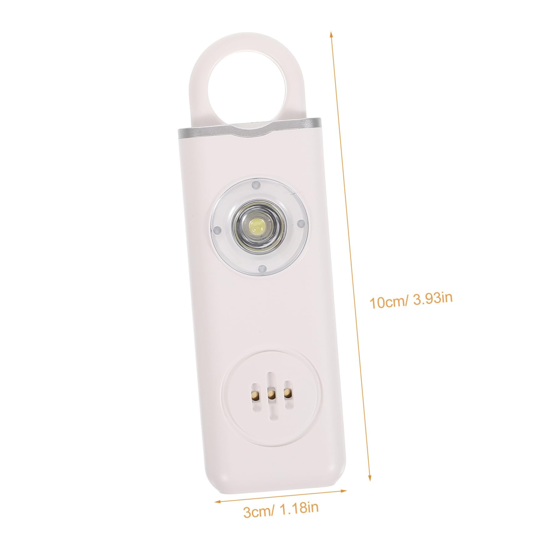 LIFKOME avertisseurs sonores clé de sécurité alarme personnelle capteur alarmes de sécurité pour personnes âgées porte-clés d'alarme de sécurité personnelle Acier inoxydable
