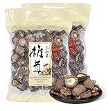 ONETANG Dried Shiitake Mushrooms Premium New Dried Mushrooms Extra Thick Sealing Bags BRC HACCP Certified 32 Oz (2 Packs）