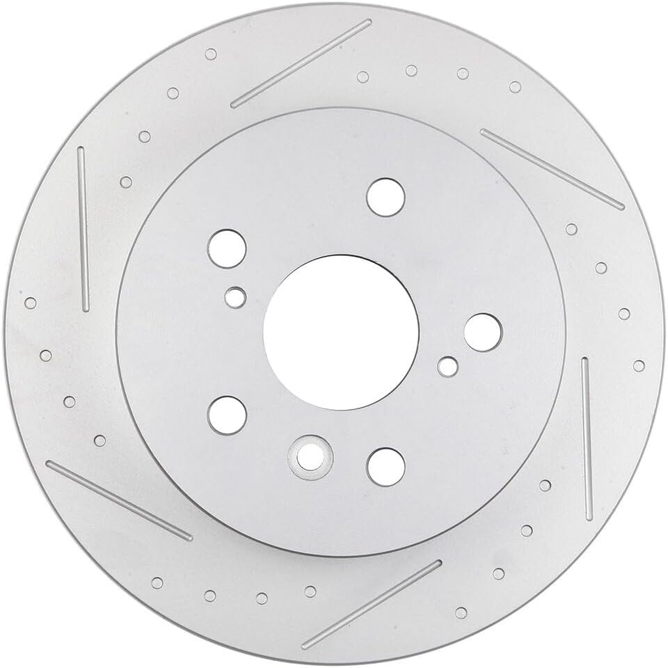 ECCPP D1212-8332 31433 Rear 2pcs Brake Rotors + 4pcs Pads Fit For Lexus ES350 2007-2012,For Toyota Avalon 2008-2012,For Toyota Camry 2007-2011 Brake Kit
