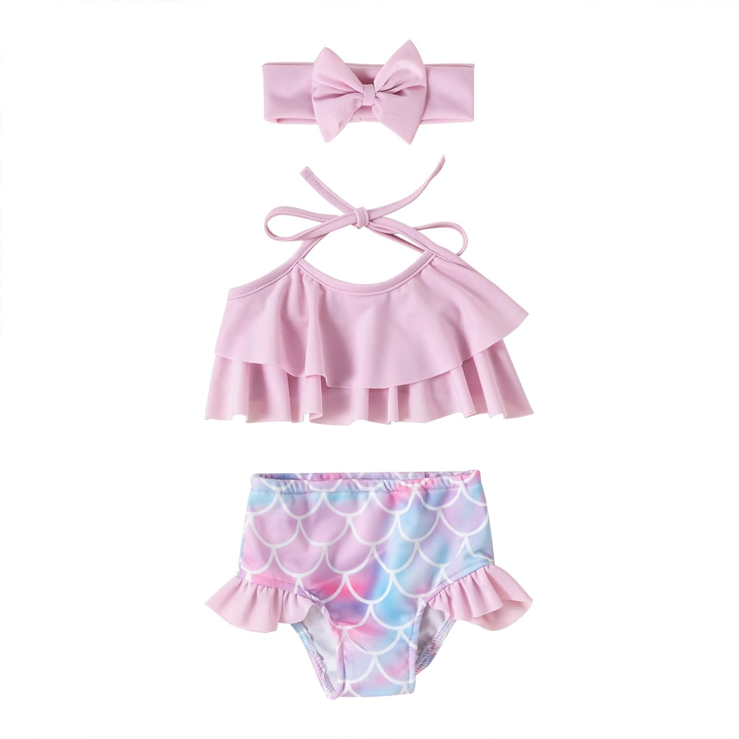 AMMENGBEI Girls Swimsuit Two Piece Bathing Suits Bikini Swimwear Tankini Set for Kids 2-7 Years - Review, Price and Buying Guide