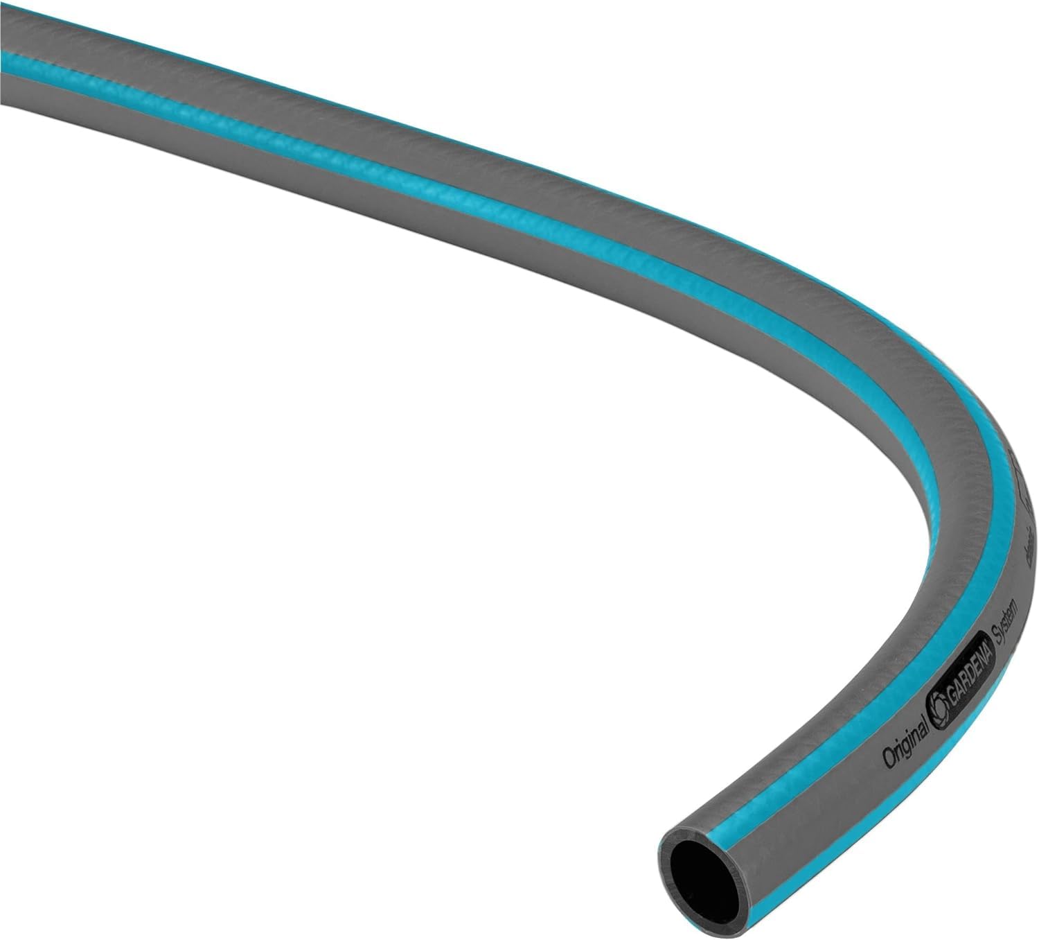 Gardena Classic wąż 13 mm (1/2"), 18 m, akcja: uniwersalny wąż ogrodowy, solidny oplot krzyżowy, ciśnienie rozrywające 22 bary, odporny na promieniowanie UV, bez elementów systemowych (18001-20)