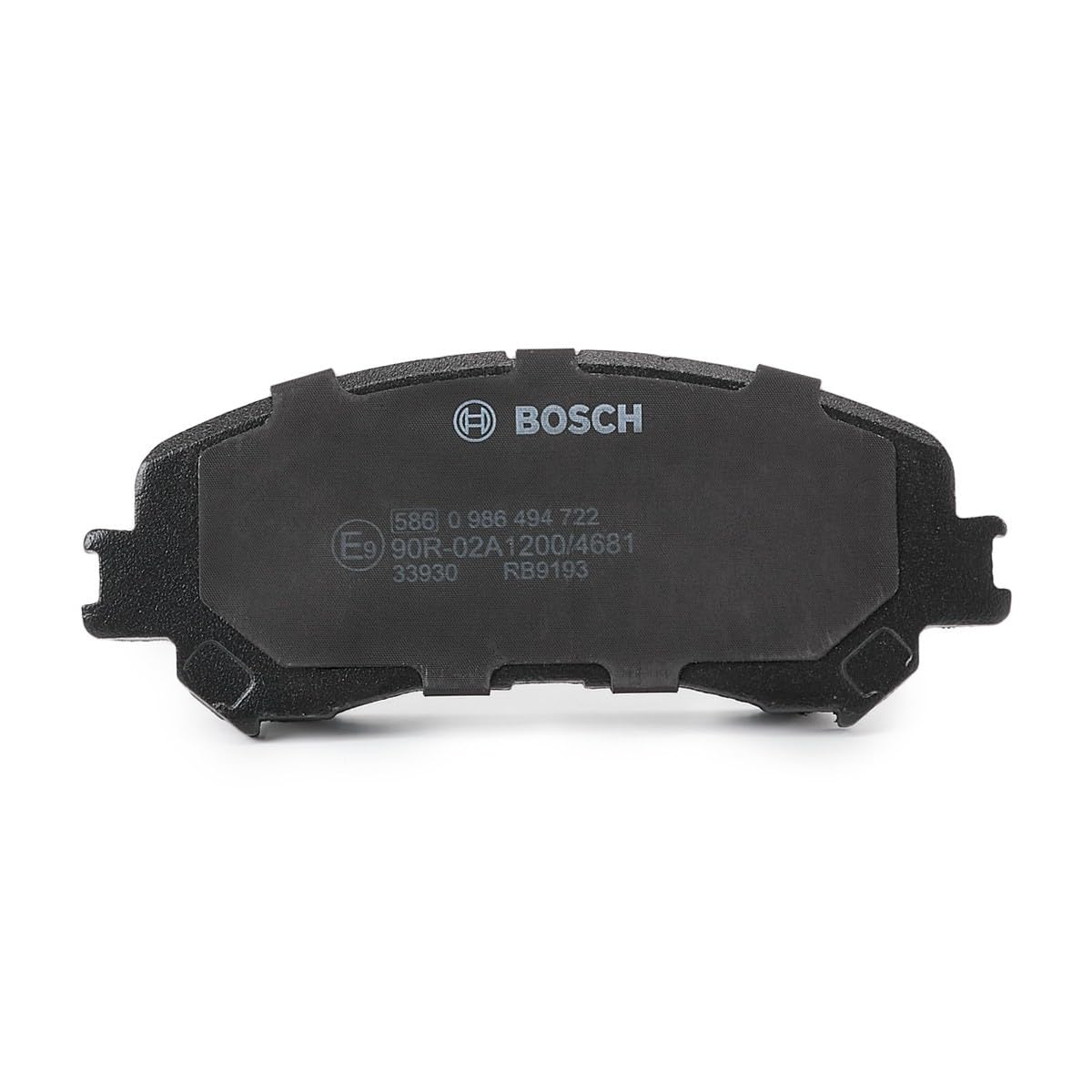 Bosch BP1737 remblokken vooras, ECE-R90, goedkeuring 1 set 4 remblokken
